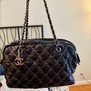 Chanel Quilted Nylon Shoulder Bag Medium